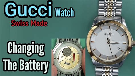 changer pile montre gucci|gucci case back battery replacement.